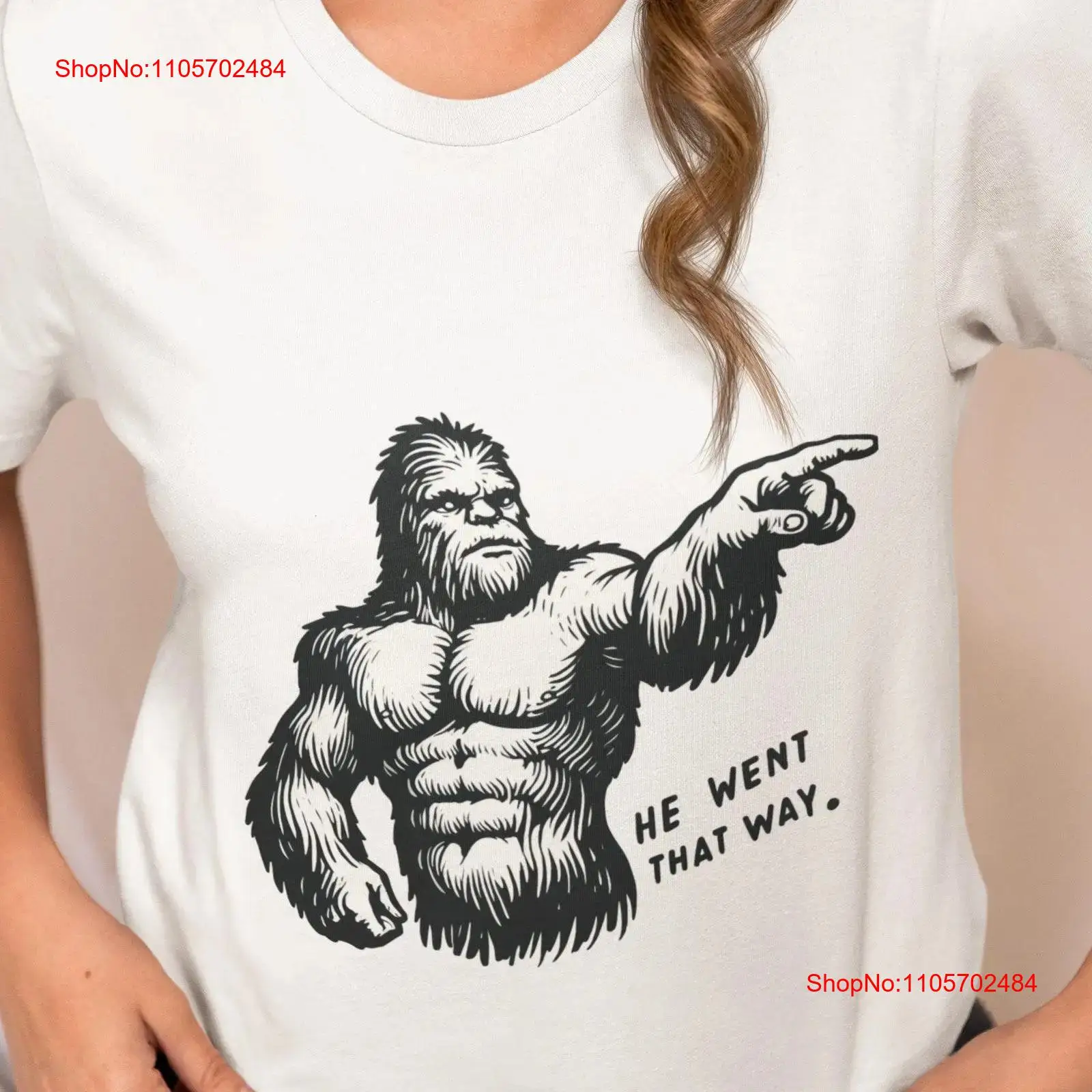 Outdoor Adventure Ideas - T-shirt Bigfoot Musclé Amusant Sasquatch He