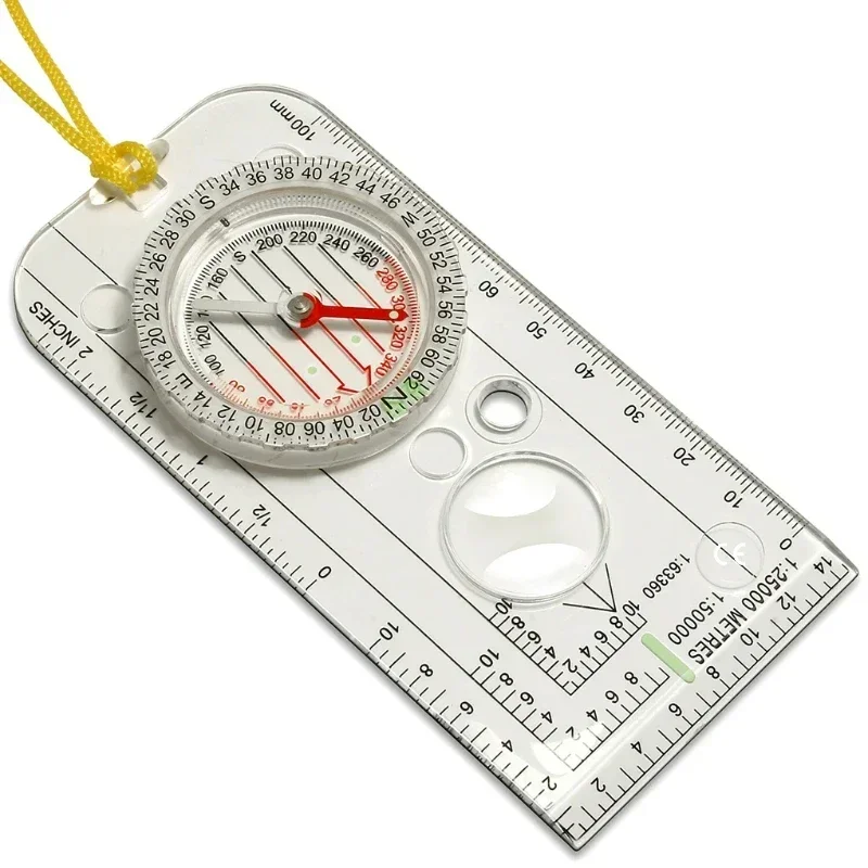 Map Compass Orienteering - Boussole de navigation, règle de lecture