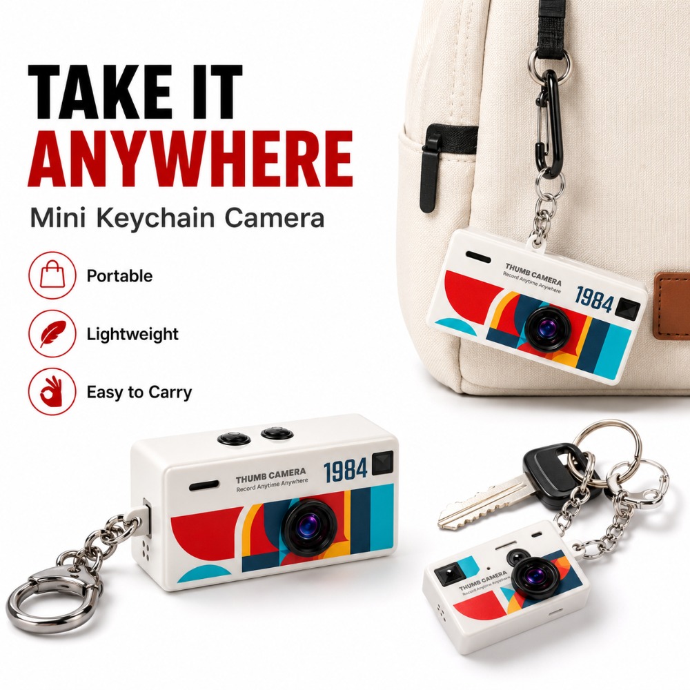 Mini caméra compacte porte-clé - Outdoor Adventure Video avis et prix