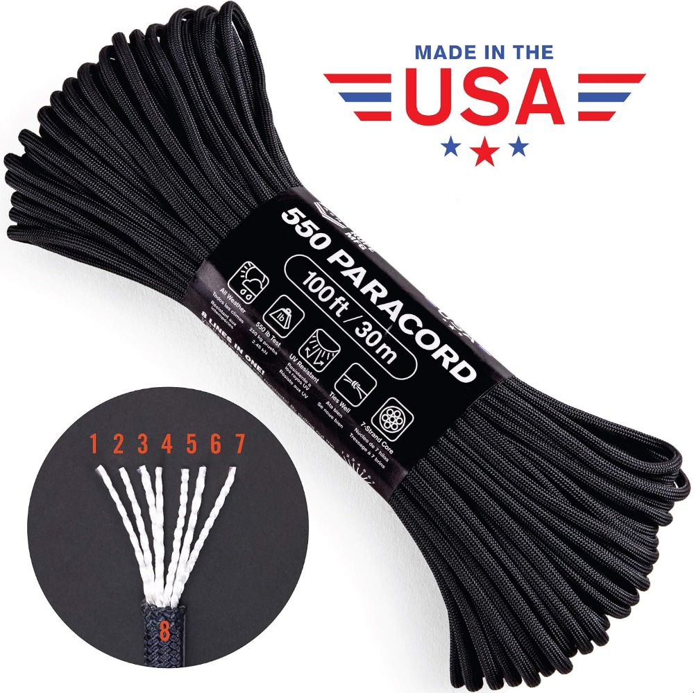 Paracord 550 de 100 pieds, cor - Paracord 550 Feet avis et prix