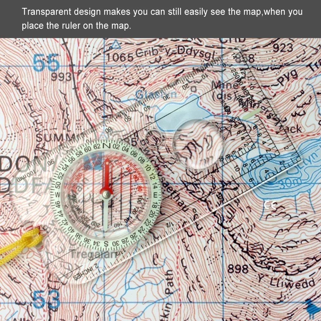Boussole de navigation, règle  - Map Compass Orienteering avis et prix