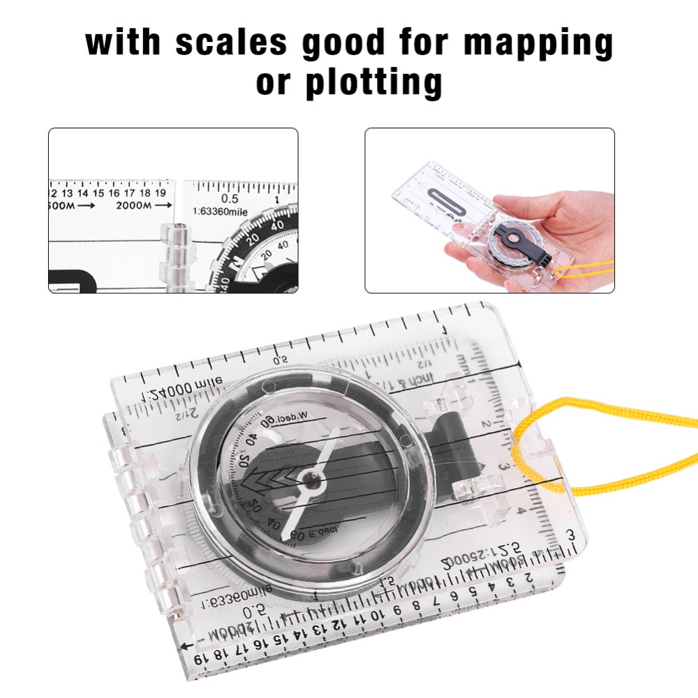 Boussole d'orientation durable - Map Compass Orienteering avis et prix