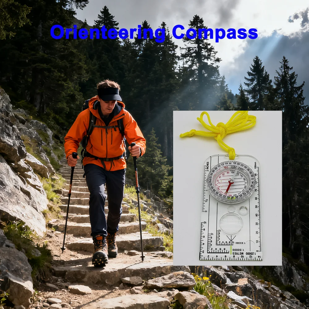 Boussole d'orientation en acry - Map Compass Orienteering avis et prix